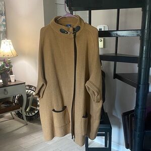 Apt. 9 Camel Cape with Black Details